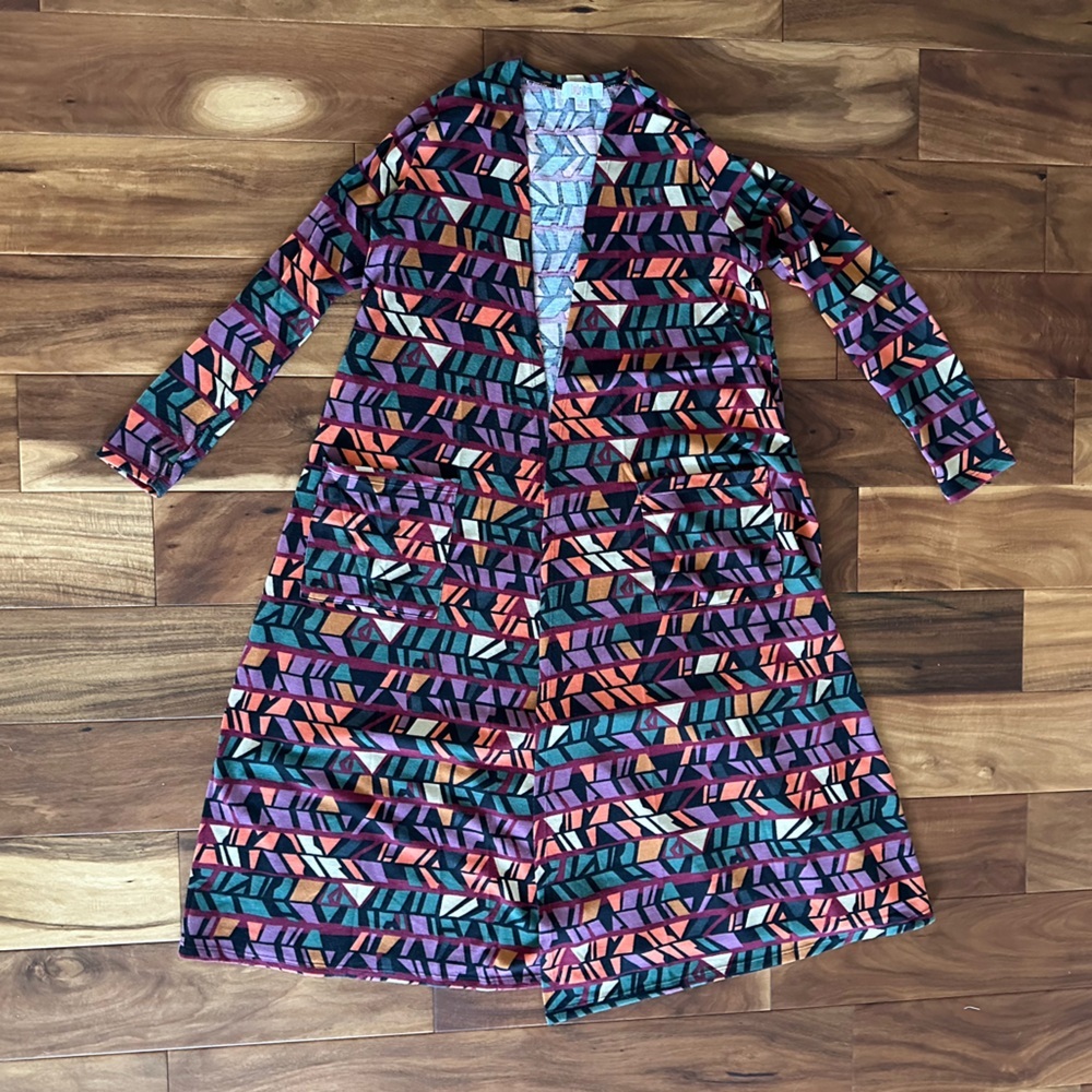 LuLaRoe Sarah Cardigan Duster Sweater size Small